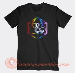 Dungeons and Dragons LGBT Logo T-shirt On Sale