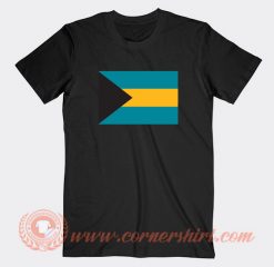 Flag Of The Bahamas T-shirt On Sale
