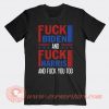 Fuck Bidden And Fuck Harris T-shirt On Sale