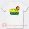 Garfield Neon Genesis Evangelion T-shirt On Sale
