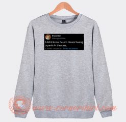 I Didn't Know Hetero Dream Having A Penis In They Ass Sweatshirt On Sale