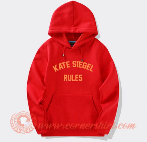 Kate Siegel Rules Hoodie On Sale