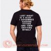 Last Night Is A Blur T-shirt On Sale