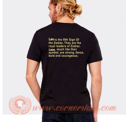 Leo Is The Fifth Sign Of The Zodiac T-shirt On Sale