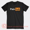 Pain Hub Porn Hub Logo Parody T-shirt On Sale