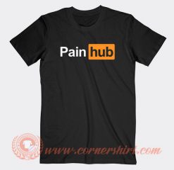Pain Hub Porn Hub Logo Parody T-shirt On Sale