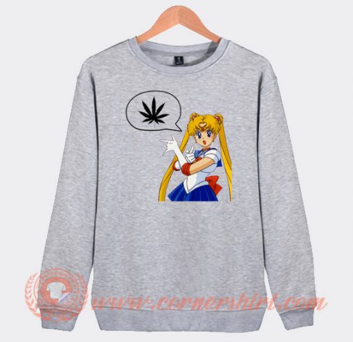 Sailor Moon Marijuana Sweatshirt On Sale