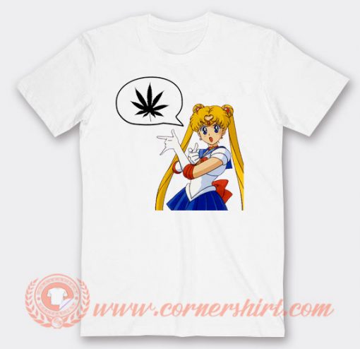 Sailor Moon Marijuana T-shirt On Sale