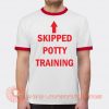 Skipped Potty Training T-shirt Ringer