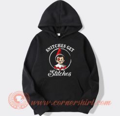 Snitches Get Stitches Elf Christmas Hoodie On Sale