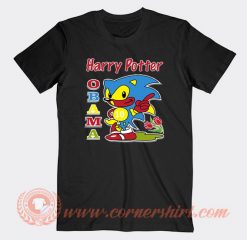 Sonic The Hedgehog Harry Potter Obama T-shirt On Sale