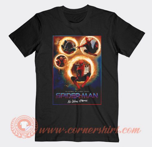 Spiderman No Way Home Poster T-shirt On Sale