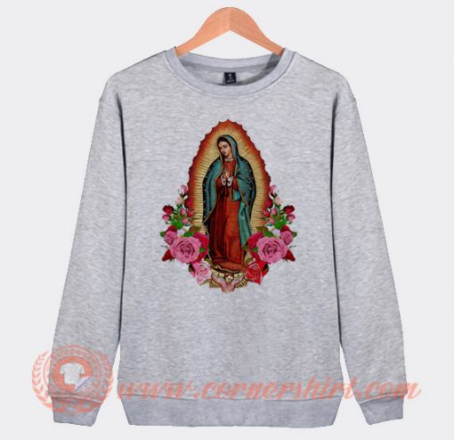 Virgen De Guadalupe Sweatshirt On Sale