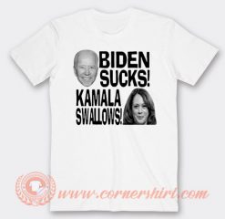 Biden Sucks Kamala Swallows T-shirt On Sale