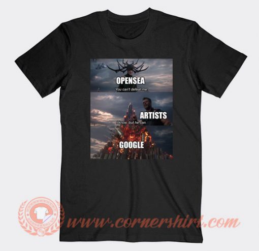 Difinitely Opensea Artists and Google T-shirt On Sale