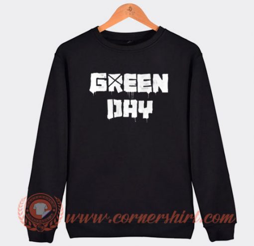 Green Day Logo Sweatshirt On Sale