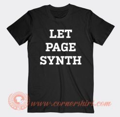 LET PAGE SYNTH Summer Tour T-shirt On Sale