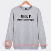 Milf Man I Love Frogs Sweatshirt On Sale