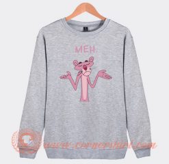 Pink Panther Apathy Meh Sweatshirt On Sale