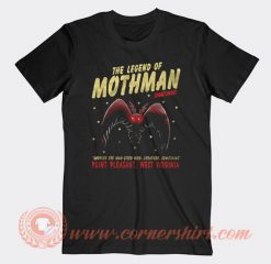 The Legend of Mothman Sightings T-shirt On Sale