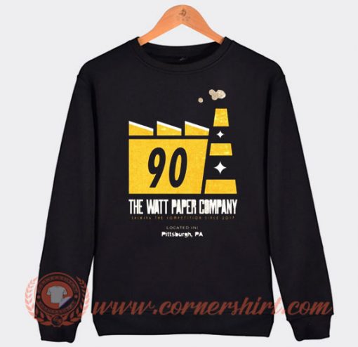 The Watt Paper Company Logo Sweatshirt On Sale