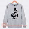 WWF Panda Funny Parody Sweatshirt On Sale