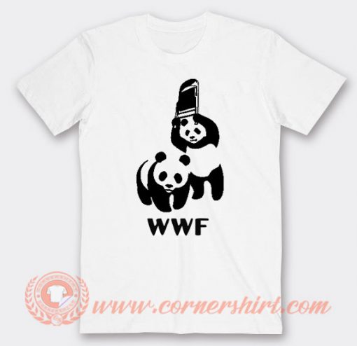 WWF Panda Funny Parody T-shirt On Sale