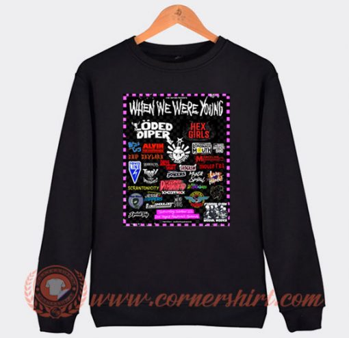 Live Nation Present When We Were Young Sweatshirt On Sale