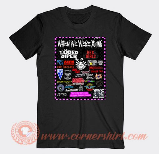 Live Nation Present When We Were Young T-shirt On Sale