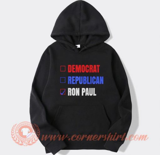 Democrat Republican Ron Paul Hoodie On Sale