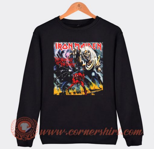 Iron Maiden Number of the Beast Sweatshirt On Sale