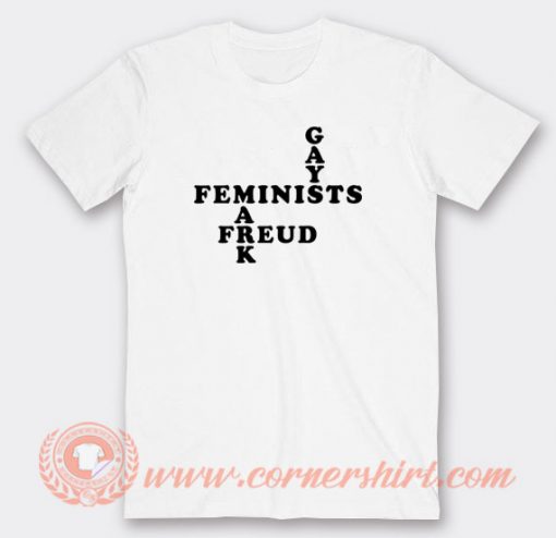 Robin Wood Gays Feminists Mark Freud T-shirt On Sale