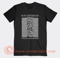 Soy Division Vegan Pleasures T-shirt On Sale