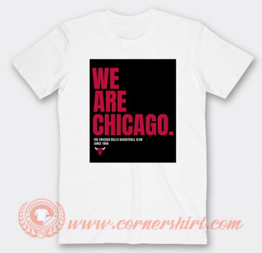 We Are Chicago Bulls T-shirt On Sale