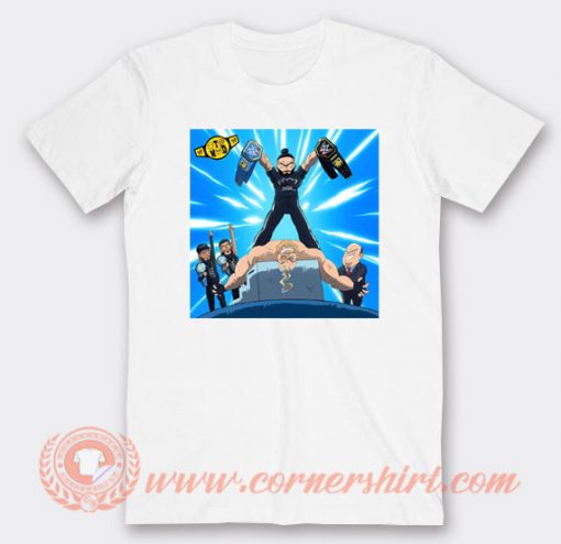 Roman Reigns Anime WWE Treble Winner T-shirt On Sale