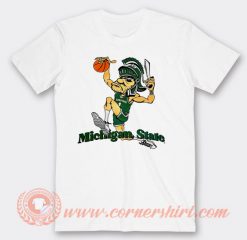 Vintage Michigan State Spartans T-shirt On Sale