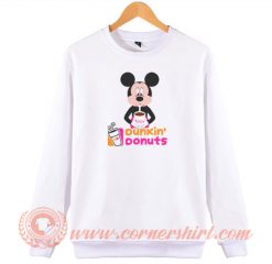Mickey Mouse Dunkin’ Donuts Sweatshirt On Sale