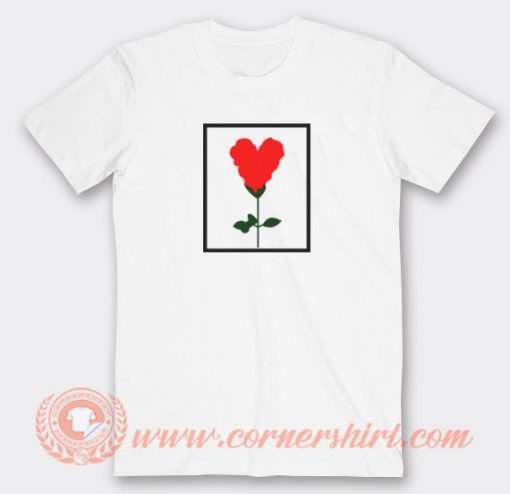 Rose-Heart-T-shirt-On-Sale