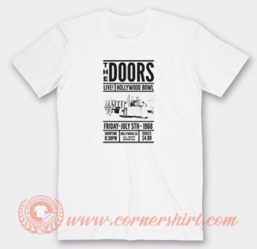 The-Doors-Live-At-The-Hollywood-T-shirt-On-Sale
