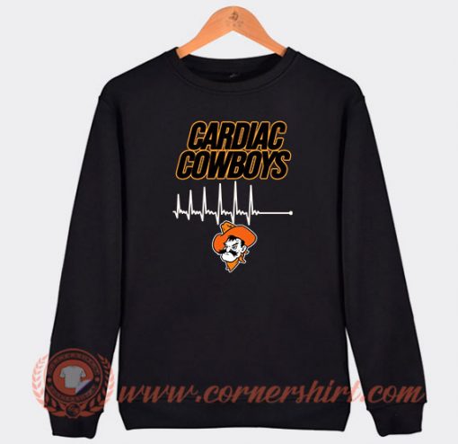 Cardiac Cowboys Football Heart Beats Sweatshirt On Sale