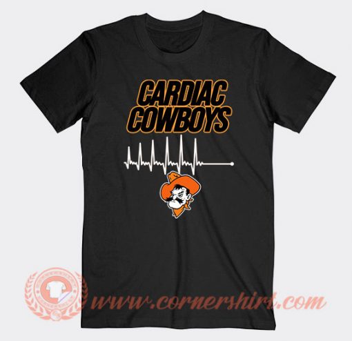 Cardiac Cowboys Football Heart Beats T-shirt On Sale
