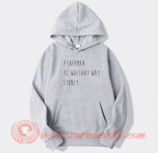Finding Nemo Address 42 Wallaby Way Hoodie On Sale