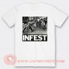 Infest Band Merch T-shirt On Sale
