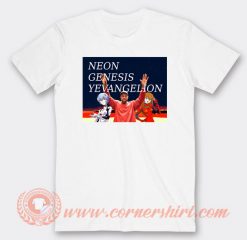Kanye West Neon Genesis Yevangelion T-shirt On Sale