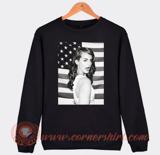 Lana Del Rey American Flag Sweatshirt On Sale