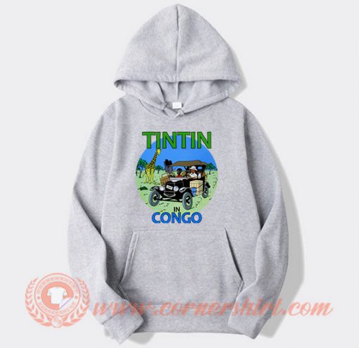 Tintin In Congo Hoodie On Sale