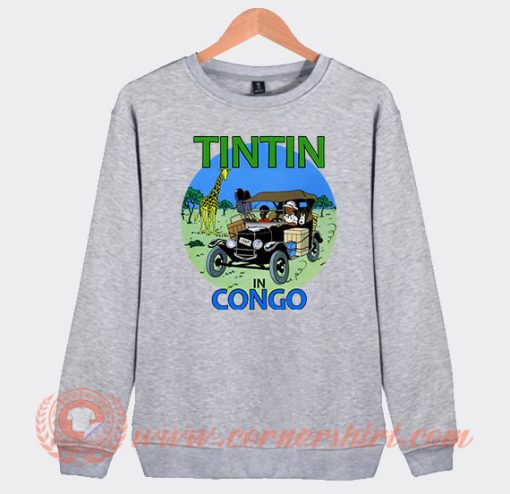 Tintin In Congo Sweatshirt On Sale