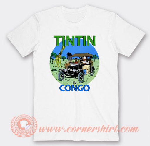 Tintin In Congo T-shirt On Sale