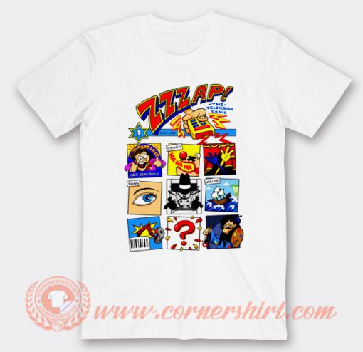 Zzzap! Inspired Comic Book Cover T-shirt On Sale