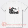 Kanagawa Wave Surfing Skeleton T-shirt On Sale